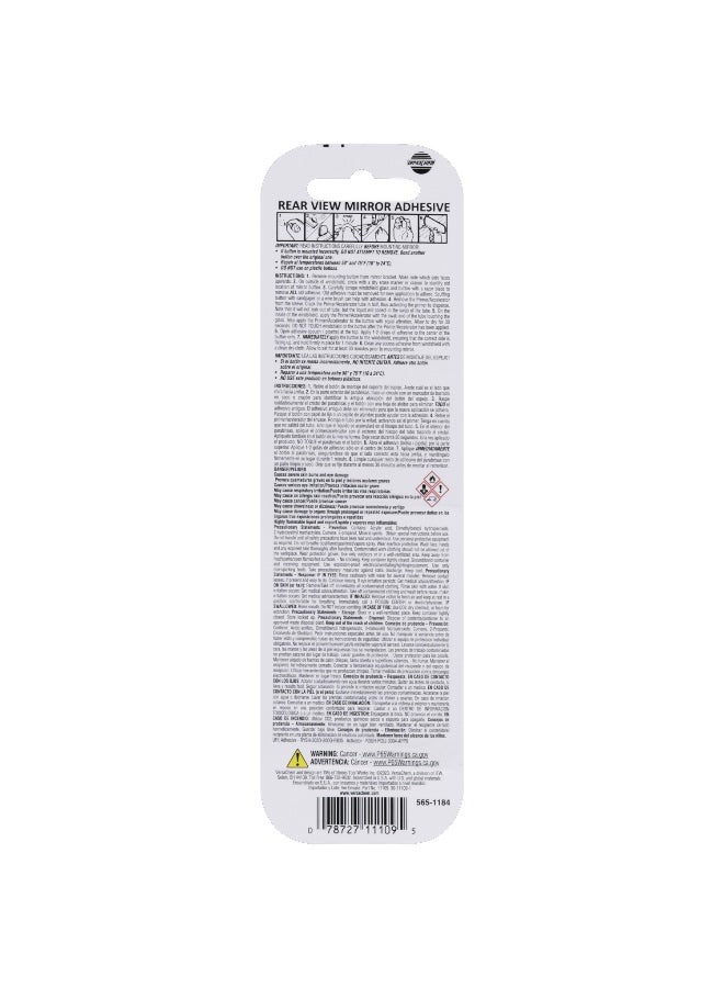 VersaChem 11109 Rear View Mirror Adhesive 0.6 ml, USA - Image 2